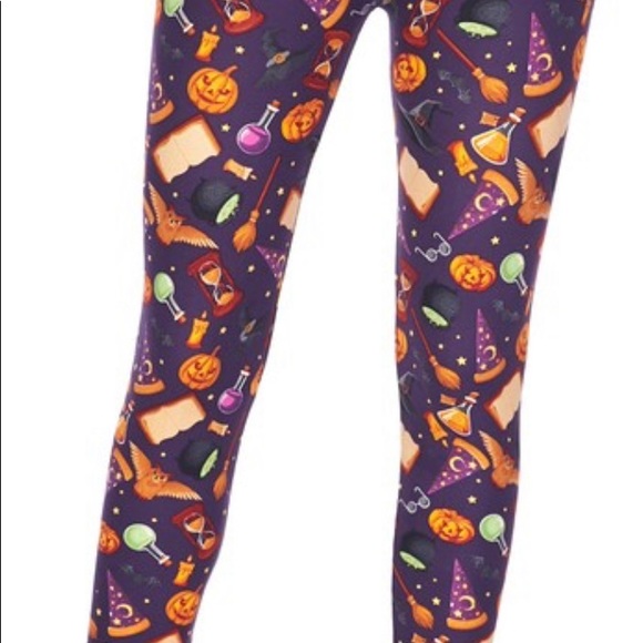 Halloween Witch Harry Potter Inspired Leggings TC - Picture 1 of 2